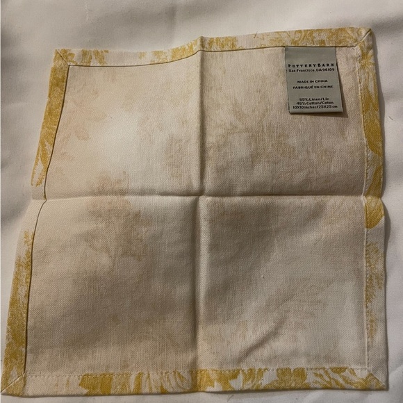 Pottery Barn Matine Toile Cocktail Napkins - Picture 3 of 5